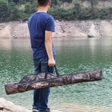 Waterproof Cloth Fishing Rod Bag 130cm 2-Layer Folding Bag Seawater Saltwater Freshwater Rod Fishing
