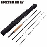KastKing Katmai Carbon Fly Fishing Rod 2.55M / 2.7M Spinning Rod with Cork Handle for Fly Fishing