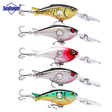 5Pcs/lot SeaKnight 55mm 10g Hard Fishing Lures Crankbait 1.8-3.9M Floating Wobblers