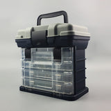 Professional 4 Layers Handheld Fishing Case High Strength ABS Plastic Fishing Accessories
