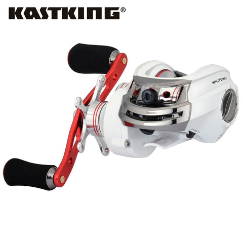 Whitemax Low Profile 5.3:1 Gear Ratio Baitcasting Reel 8KG Drag Bait Casting Fishing Reel