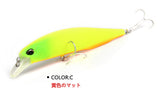 2017 hot model fishing lures hard bait 7color for choose 10cm 15g minnow,quality professional minnow depth0.8-1.5m