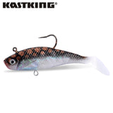 New Hot Lead Head Soft Fishing Lures Long Tail Pesca Sharp Hook Soft Fish