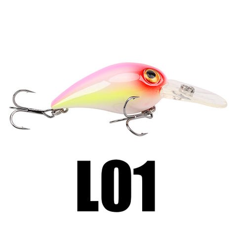 SK002 Crankbait Fishing Lures 1PC Wobblers 50mm 11g 0-1.8M