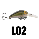 SK002 Crankbait Fishing Lures 1PC Wobblers 50mm 11g 0-1.8M