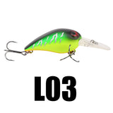SK002 Crankbait Fishing Lures 1PC Wobblers 50mm 11g 0-1.8M