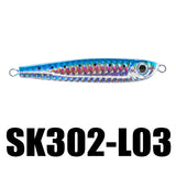 SK302 40g Jig Fihsing Lure 1PC 80mm Jigging Lure Metal Fishing