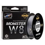 500M MONSTER W8 Braided Fishing Line 8 Strands Japan PE
