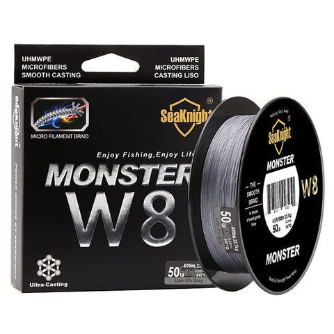 500M MONSTER W8 Braided Fishing Line 8 Strands Japan PE