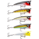 SK004 5PCS Popper Fishing Lure 70mm 11g Topwater Wobbler Floating Lure