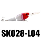SK028 2 Section Joint Bait Crankbait 1PC 70mm 13.5g 0~1.5M
