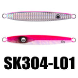 SK304 80g 120mm Metal Jigs Lure 1PC Jigging Fishing Lure Hard Bait 3D Eyes