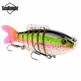 Fishing Lure 1PC 19g 80mm Sinking Lure Multi Sections 7 Segments Bionic Jointed Bait Sea Fishing Tackle