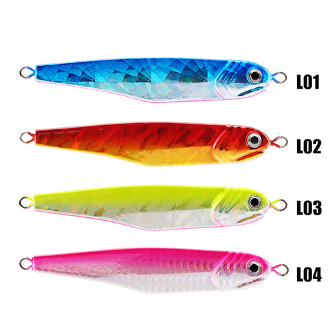 SK301 100g 12cm Jigging Fishing Lure Set 4PCS Metal Jig Hard Bait Fishing
