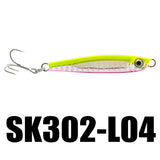 SK302 21g 65mm Jigging Fishing Lure Set 5Pcs/lot