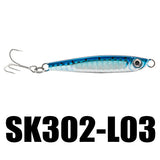SK302 21g 65mm Jigging Fishing Lure Set 5Pcs/lot