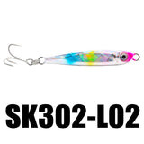 SK302 21g 65mm Jigging Fishing Lure Set 5Pcs/lot