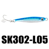 SK302 21g 65mm Jigging Fishing Lure Set 5Pcs/lot