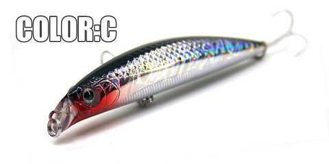 fishing lures, floating minnow,penceil bait size 90mm 10g,magnet inside,dive 0.5m