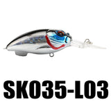 Crank SK035 Fishing Lure Wobblers 5Pcs 13.5g 55mm 0-1.5M Floating Lure Crankbait