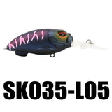 Crank SK035 Fishing Lure Wobblers 5Pcs 13.5g 55mm 0-1.5M Floating Lure Crankbait