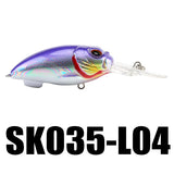 Crank SK035 Fishing Lure Wobblers 5Pcs 13.5g 55mm 0-1.5M Floating Lure Crankbait