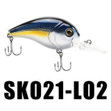 SK021 Crankbait 1PC 52mm 10g 0-1.2M Floating Wobblers Crank