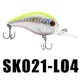 SK021 Crankbait 1PC 52mm 10g 0-1.2M Floating Wobblers Crank