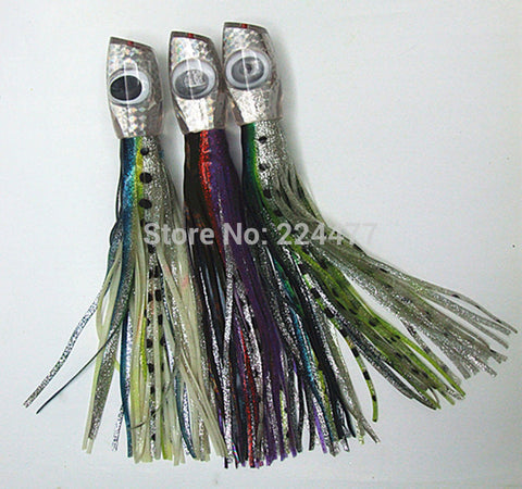 13inch 190g Big Octopus Skirt Sea Game Trolling Fishing Lure Tuna Lure Marlin Lure Big Lure Resin head With Double Octopus Skirt