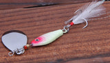 3Pcs/Lot Spinner Baits 70mm10g Fishing Lure Isca Artificial Pesca Fishing Lures Carp Fishing Wobbler Peche Metal Spoon