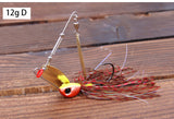 1pcs Trulinoya brand 12g/18g Spinner Bait with Brass Fishing Spoon Lure Metal