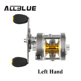 Baitcasting Reel 5.3:1 Gear Ratio 6+1 Ball Bearing Pure Metal Casting Reel Drum Wheel Boat Sea Fishing Reel