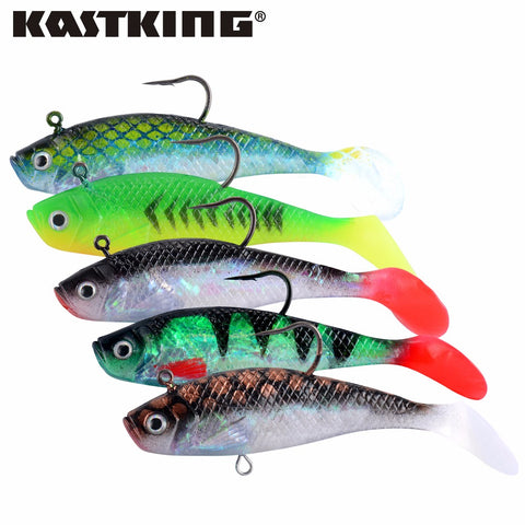 New Hot Lead Head Soft Fishing Lures Long Tail Pesca Sharp Hook Soft Fish