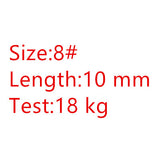 100pcs/lot fishing swivels Ball Bearing swivel with safety snap solid rings rolling swivel for carp fishing accessories