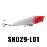 SeaKnight SK029 Popper Fishing Lure 5pcs/Lot Topwater Wobblers 95mm 14.5g