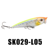 SeaKnight SK029 Popper Fishing Lure 5pcs/Lot Topwater Wobblers 95mm 14.5g