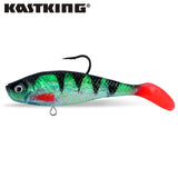 3pcs/Lot 3D Eyes Lead Fishing Lures Soft Fishing Lure Single Hook Baits