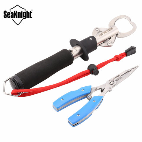 Fishing Tools Set SK003 Stainless Steel Fishing Grips Control with Scale + Multi-function