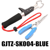 Fishing Tool Set SK004 Stainless Steel Fishing Grip Fish Controller Multi-Functions Hook Remove Line Cut Pliers