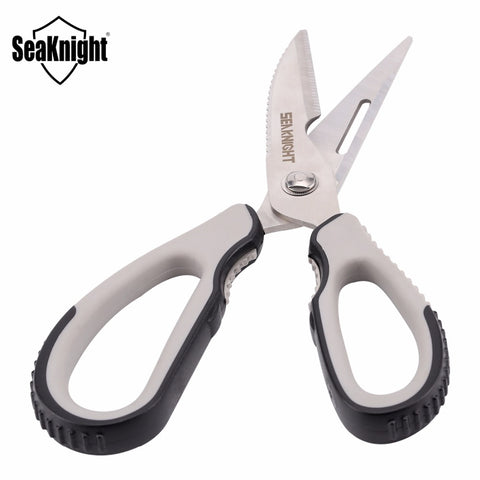 SK002 Multifunction Fishing Scissors 223mm Stainless Steel Blade Cutting Peeling Separable Scissor