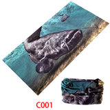 Fishing mask camping hiking scarf Bandana Army camo headwear face scarves Tubular  hiking scarf