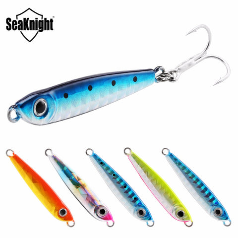 SK302 Metal Jigging Fishing Lure Set 5Pcs/lot 8g 50mm Mini Jig Hard Bait