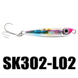 SK302 Metal Jigging Fishing Lure Set 5Pcs/lot 8g 50mm Mini Jig Hard Bait