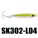 SK302 Metal Jigging Fishing Lure Set 5Pcs/lot 8g 50mm Mini Jig Hard Bait