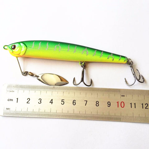 Bait Long Shot Sinking Pencil Lure 11cm 15g Spinner Bait Quality Fishing Lure China New Spinnerbait 1 Pcs/Lot