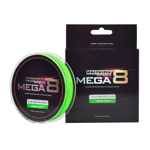 kastking mega 8 braided fishing line KastKing Mega 8. 274M 8 Strand Japan PE Braided Fishing Line – Online Fishing Store