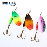 1PC Size0-Size5 Fishing Lure pesca Mepps Spinner bait Spoon Lures With Mustad Treble Hooks Peche Jig Anzuelos