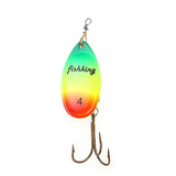 1PC Size0-Size5 Fishing Lure pesca Mepps Spinner bait Spoon Lures With Mustad Treble Hooks Peche Jig Anzuelos