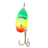 1PC Size0-Size5 Fishing Lure pesca Mepps Spinner bait Spoon Lures With Mustad Treble Hooks Peche Jig Anzuelos