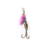 1PC Size0-Size5 Fishing Lure pesca Mepps Spinner bait Spoon Lures With Mustad Treble Hooks Peche Jig Anzuelos